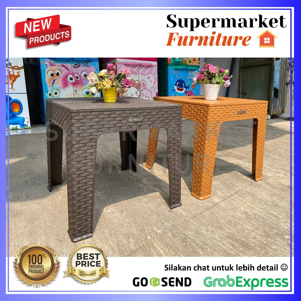 Meja Rotan Sintetis Napolly MAPAN 45 TERBARU