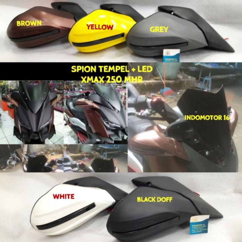 Spion Xmax 250 Lipat Sein LED Original MHR Racing