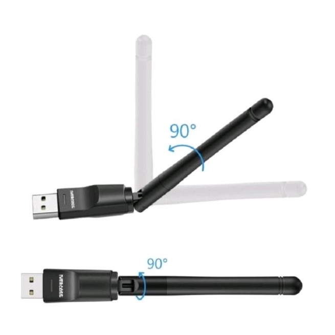 Evercoss Wifi Dongle Wireless Adapter untuk Pc Laptop Stb