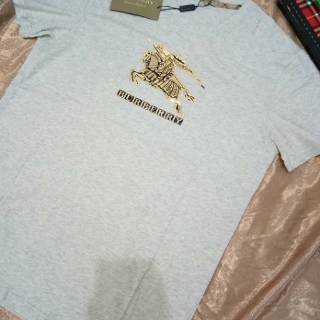 T SHIRT BURBERRY  LOGO KAOS BRANDED BAJU  BRANDED PRIA  