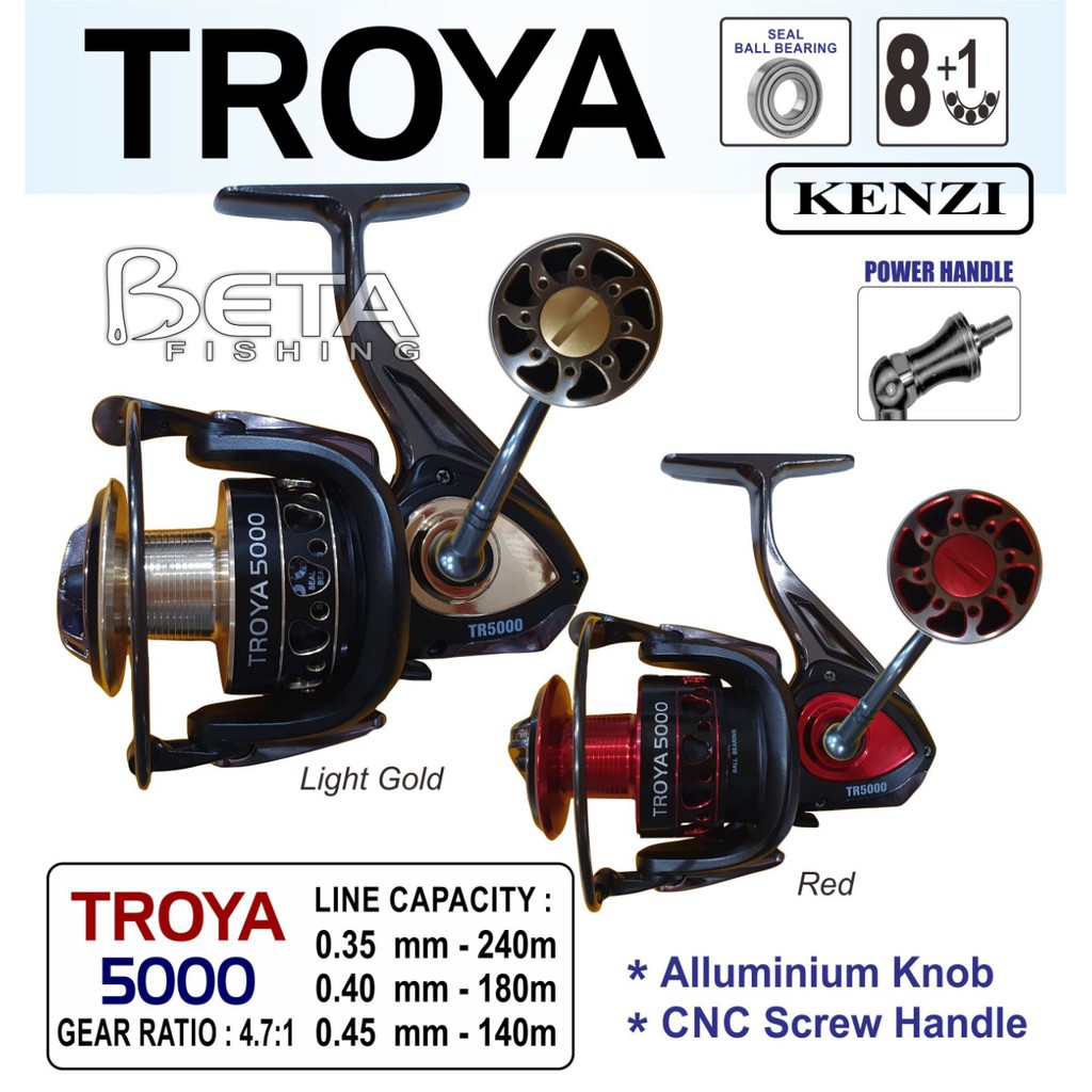 REEL KENZI TROYA 5000