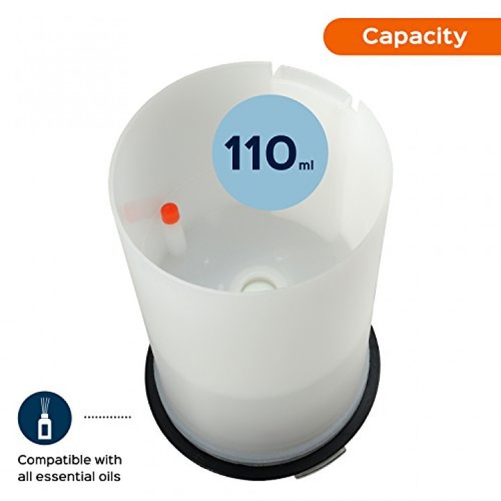 H48 - Ceramic Decorative Porcelain Humidifier LED Light - 110 ML