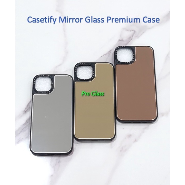 C120 Iphone 13 Mini 13 13 PRO MAX Casetify Mirror Glass Case Cermin