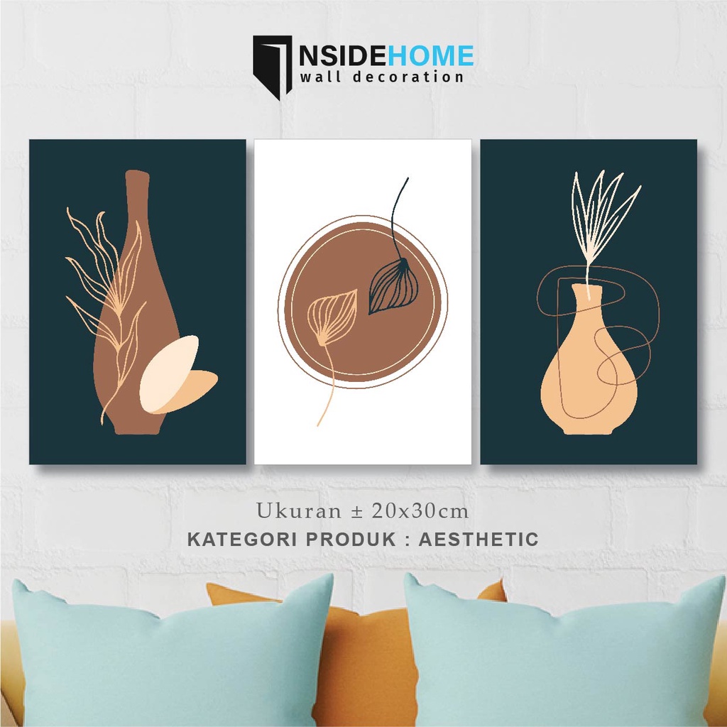 Pajangan Rumah Kamar Anak Abstrak Wall Decor Aesthetic Abstract Bohemian Hiasan Dinding Estetik Post