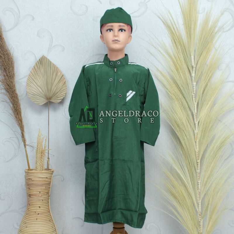 Jubah Anak Laki-Laki Hijau / Jubah / Jubah Anak / Jubah Anak Laki-Laki
