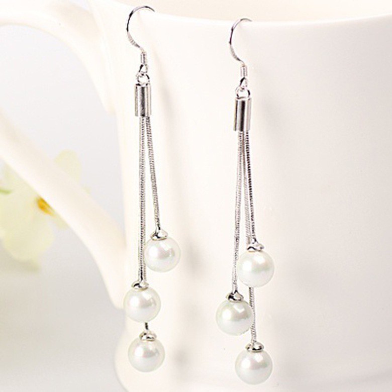 50 buah desain perak Italia 925 anting-anting wanita asli Korea fashion perhiasan anting[tidak mudah luntur] [tidak alergi]-11
