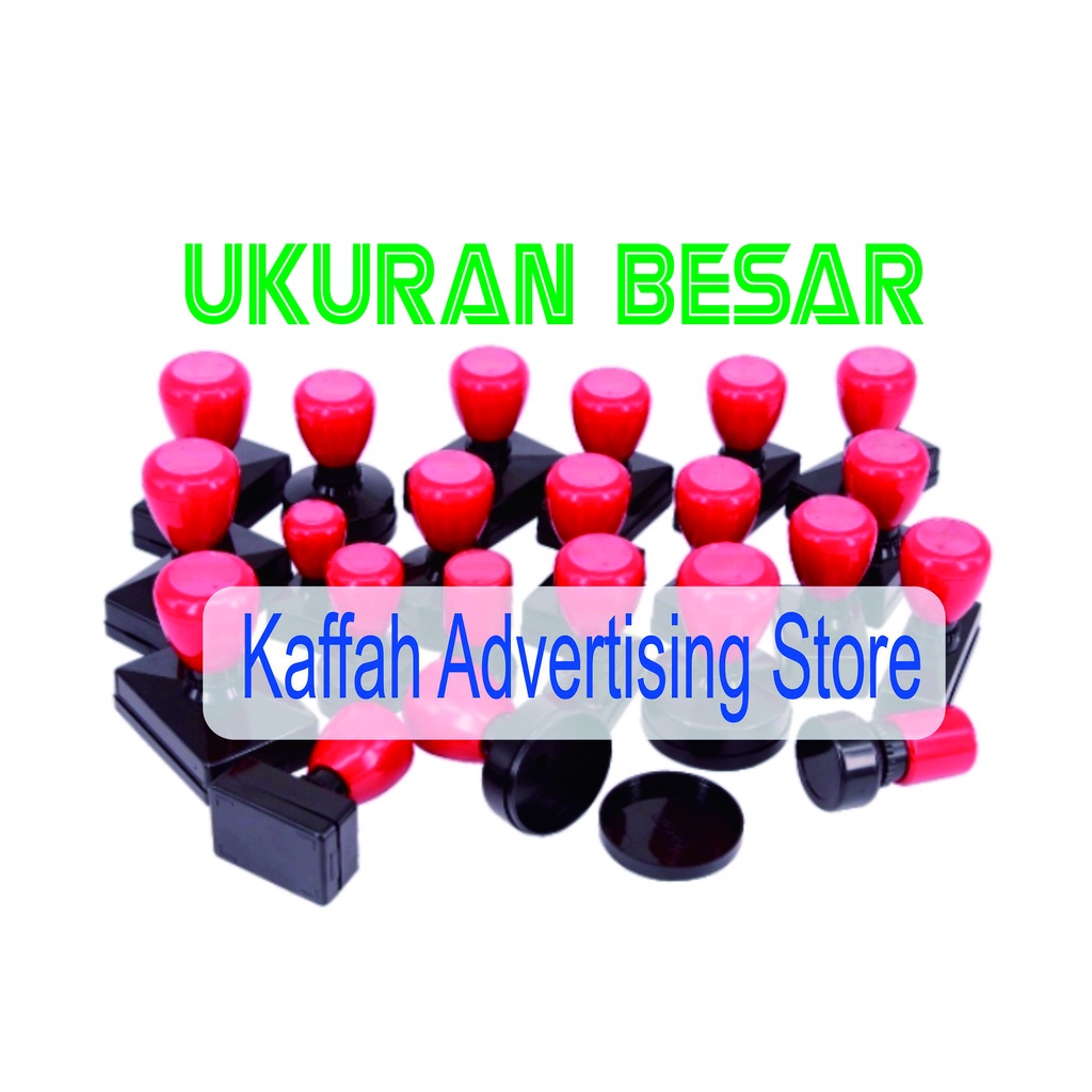 

Stempel otomatis/Costum Desain/murah ukuran BESAR