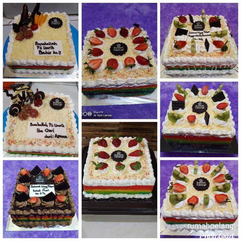 

rainbowcake ukuran 20x20