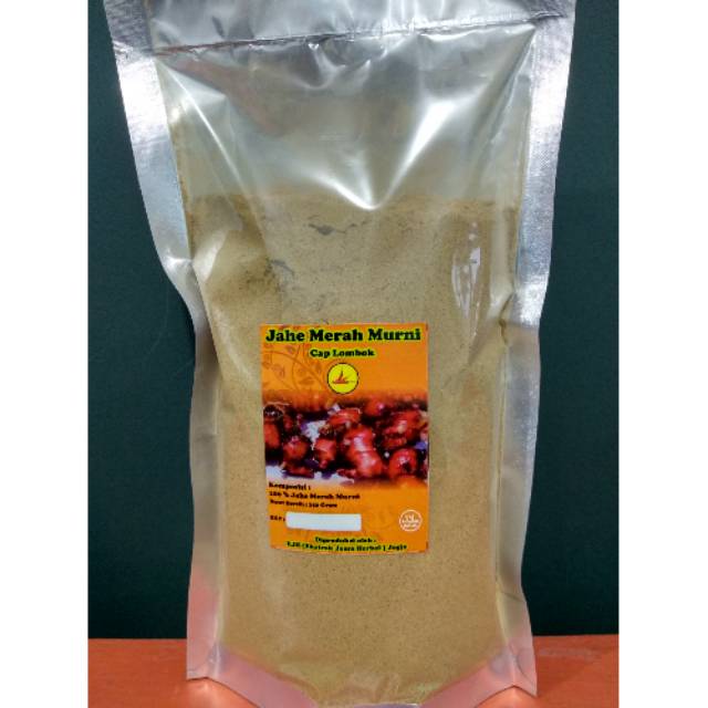 

Jahe merah murni cap Lombok