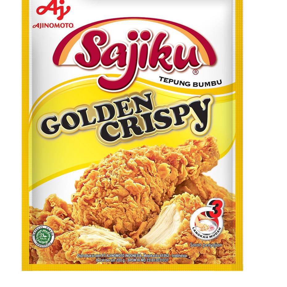 

(SEDANG DISKON) Sajiku Tepung Bumbu Golden Crispy 200 g