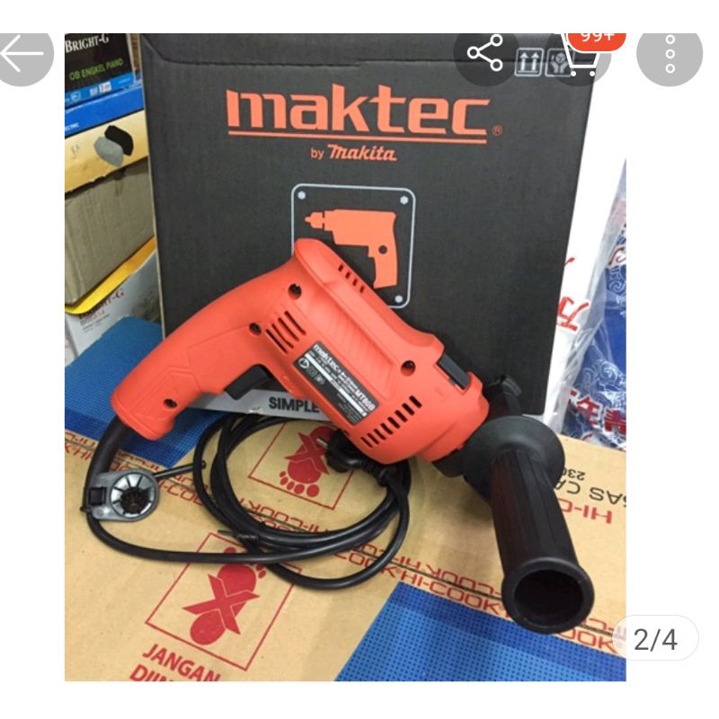 bor maktec MT80B bolak balik 13mm impact drill