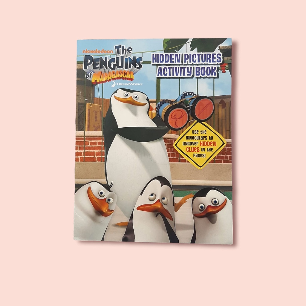 

THE PENGUINS OF MADAGASCAR - BUKU PENGUIN - BUKU AKTIVITAS - ACTIVITY BOOK - BUKU IMPORT ORIGINAL