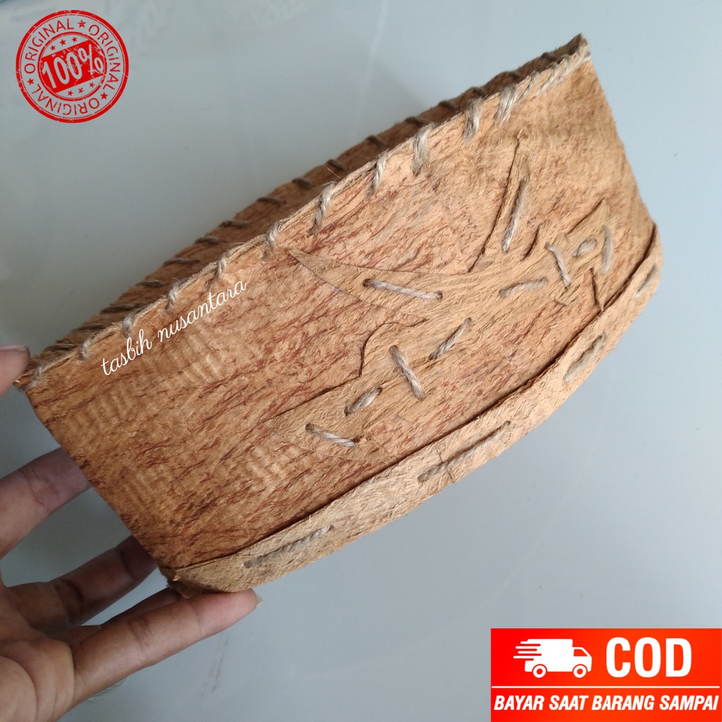 Peci habib bahar / Peci kulit kayu eboni asli