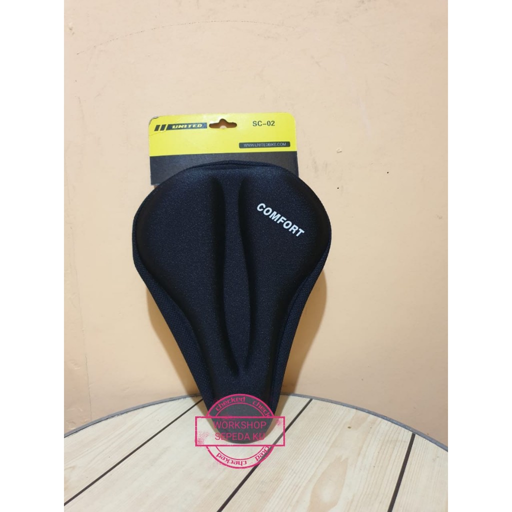 Jual Cover Jok Sadel Saddle United Comfort Gel Empuk Tebal United