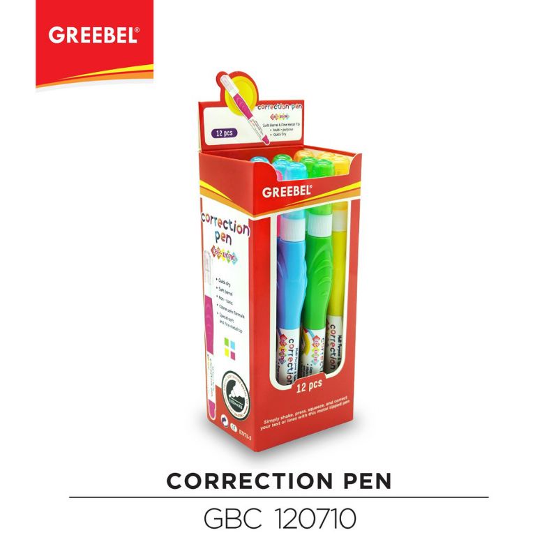 365 GREEBEL Tip-ex / GREEBEL Correction Pen GBC 120710 (PCS)