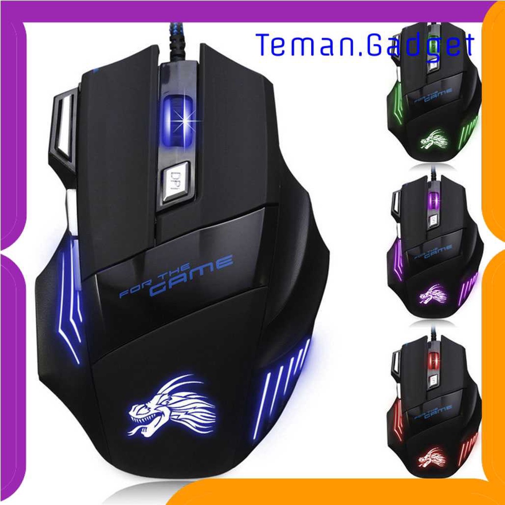 TG-BA YXLM 7 Keys LED Gaming Mouse 5500 DPI - 315