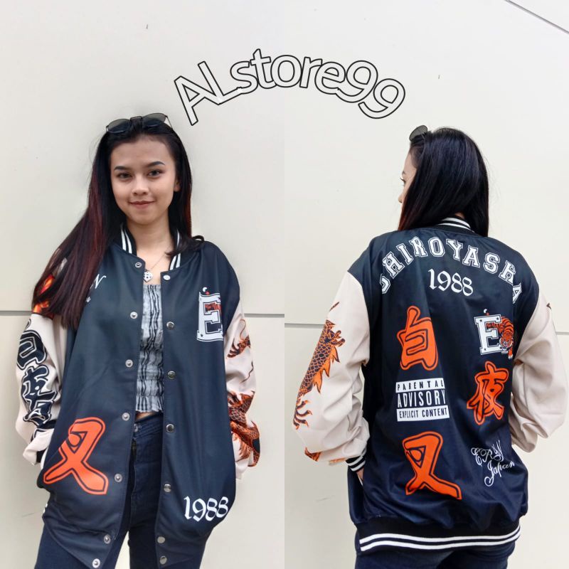 jaket pria Parsity/ Varsity keren/ varsity bisbol/ jaket bisbol/ Jaket Varsity Pria wanita-SHIROYASA