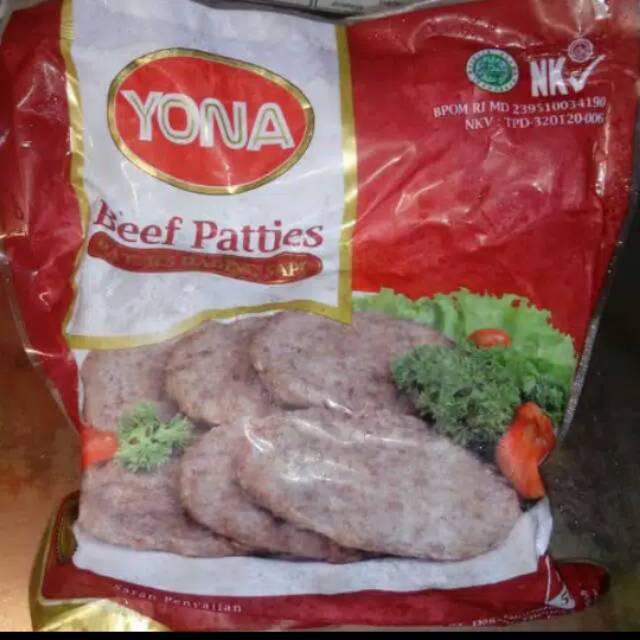 

Yona beef patties 500gr