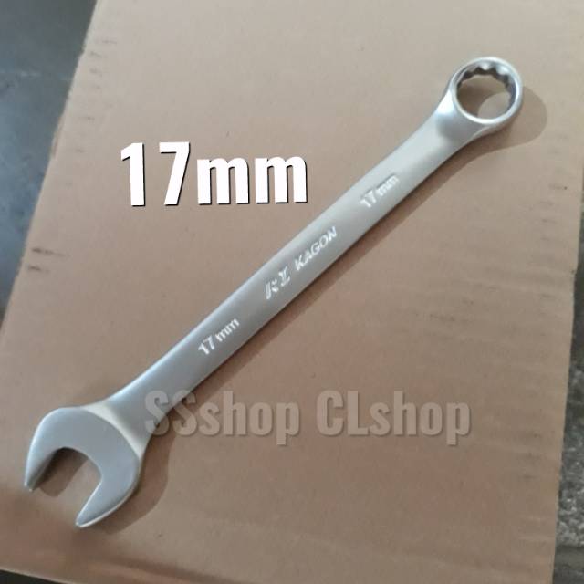 KUNCI RING PAS 17mm crv 17 kombinasi konci ringpas bengkel teknik treker cvt