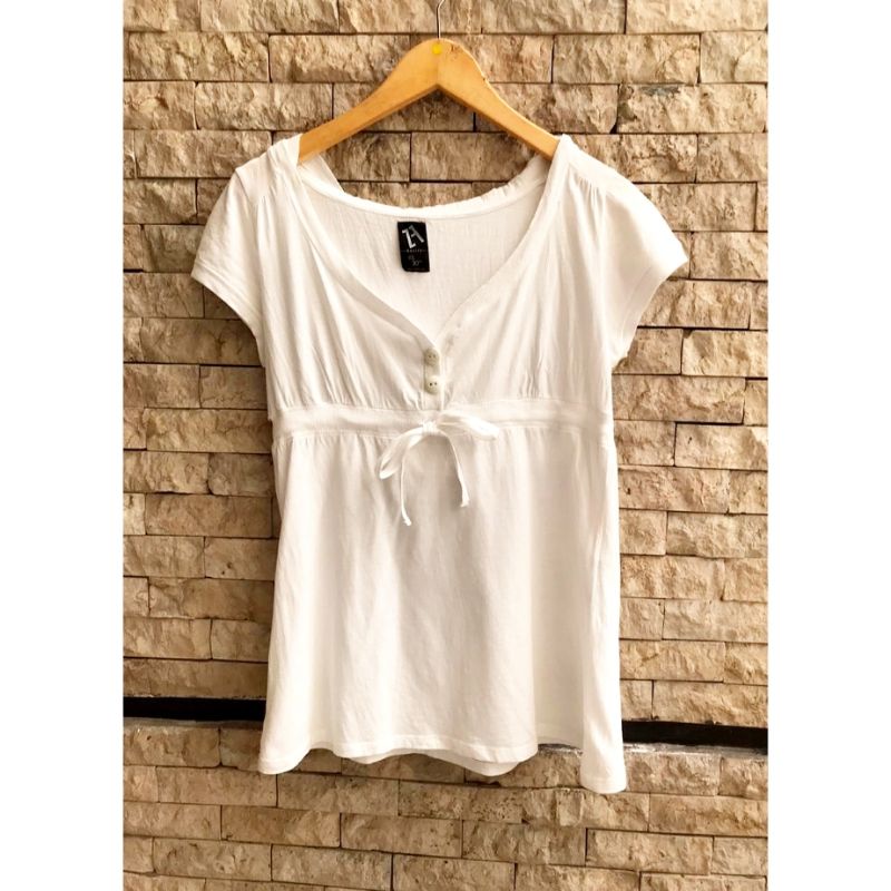 PRELOVED ZARA HOODIE TOP WOMAN ORIGINAL - ATASAN BLOUSE WANITA ORI