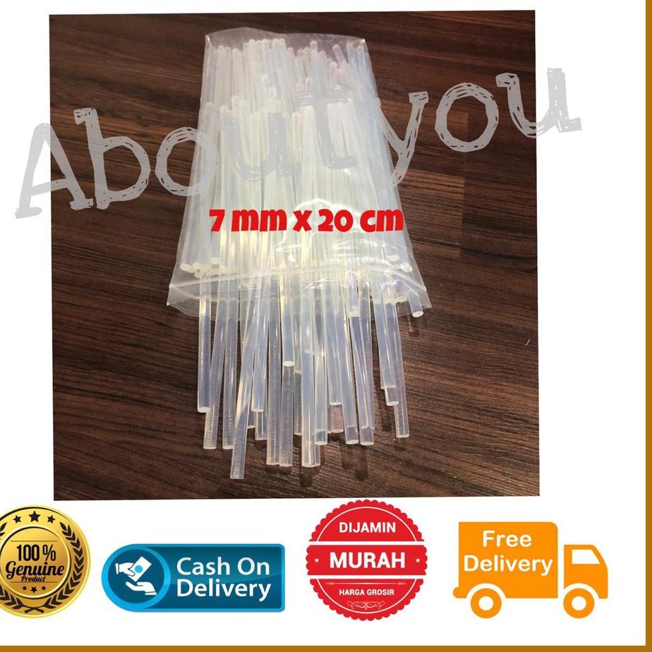 

Miliki - GROSIR 1 KG / KILOAN ISI refill Lem tembak bakar 30 cm glue gun kecil panjang murah 爽