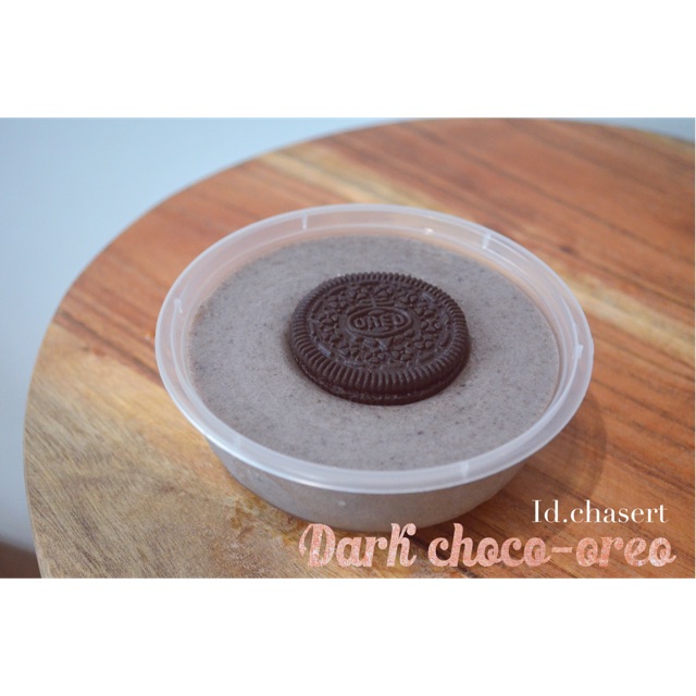 

Dark-Choco Oreo Pudding