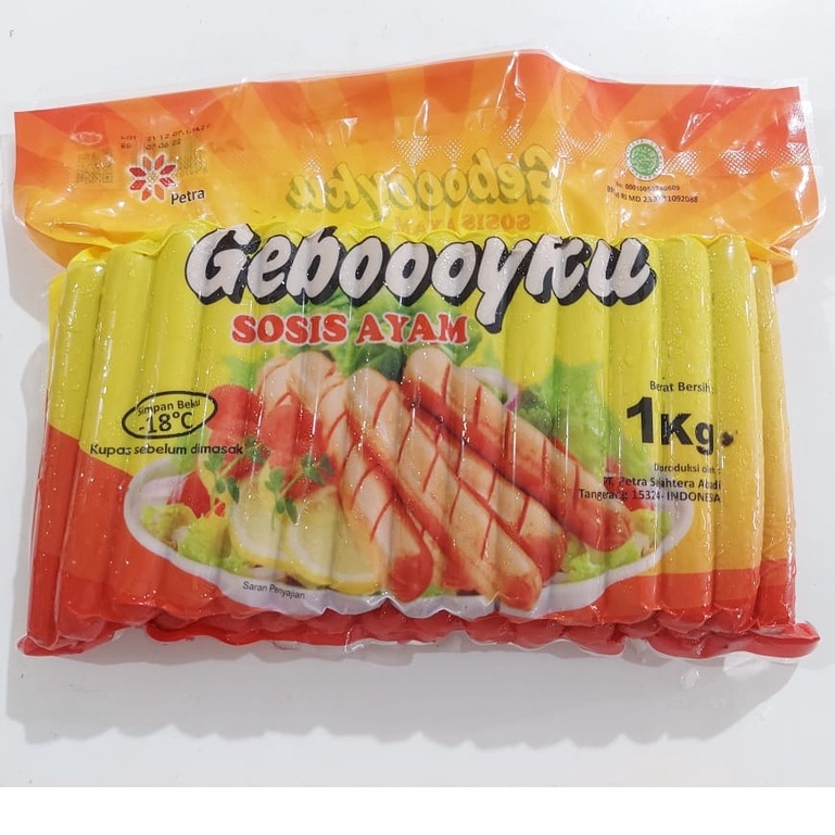 

GEBOOOY sosis ayam 1kg 40s