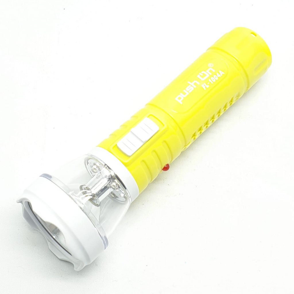 Push On FL-1004A Senter Led (1L + 4L) Rechargeable / Senter Emergency Serbaguna Multi Fungsi