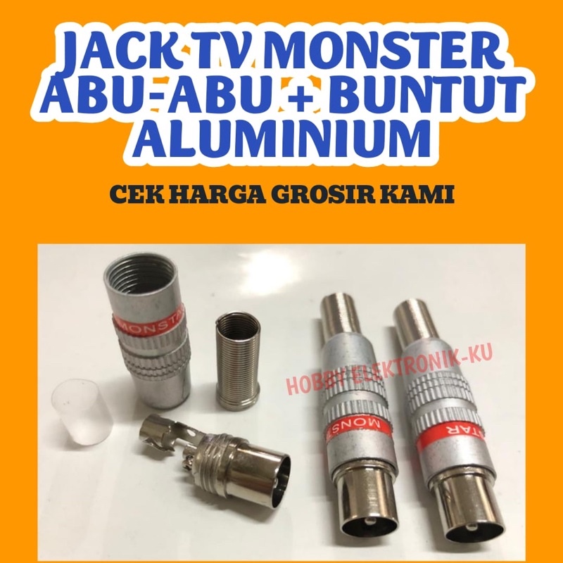 JACK TV MONSTER ABU-ABU + BUNTUT ALUMINIUM