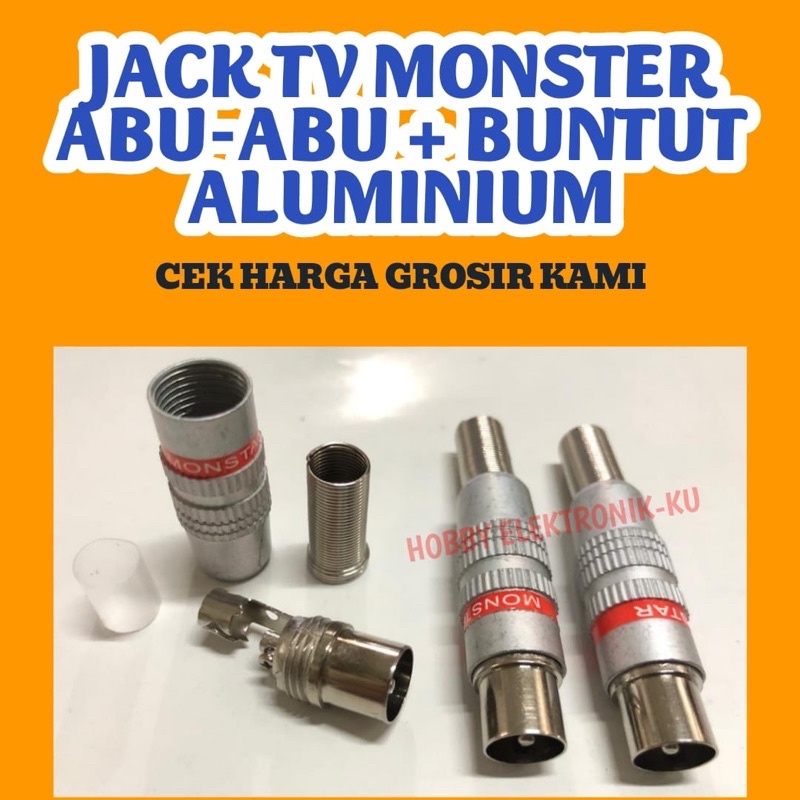 JACK TV MONSTER ABU-ABU + BUNTUT ALUMINIUM