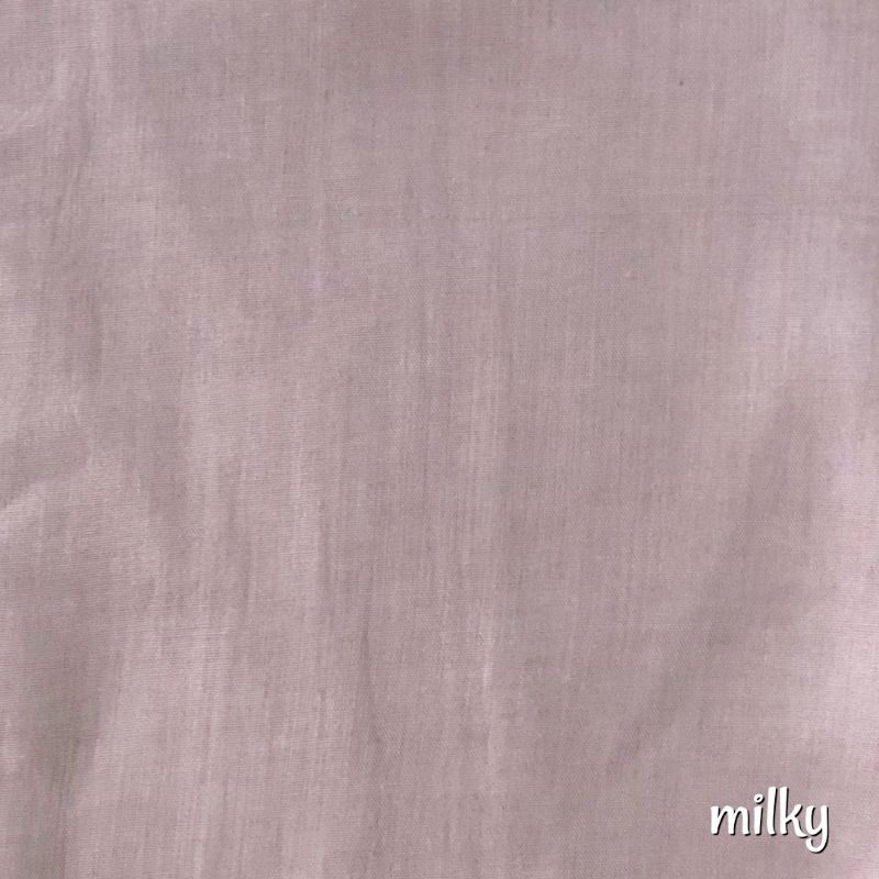 HELWA VOAL PREMIUM Jilbab Hijab Kerudung Segi Empat POLOS-Milky