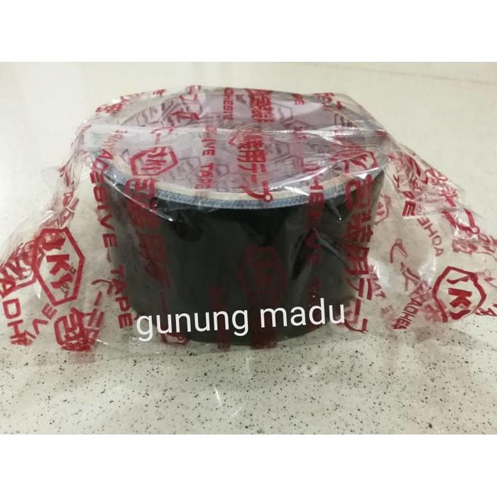 

LAKBAN KAIN HITAM 2" CLOTH TAPE 2 INCH LEM ISOLASI HITAM KAIN