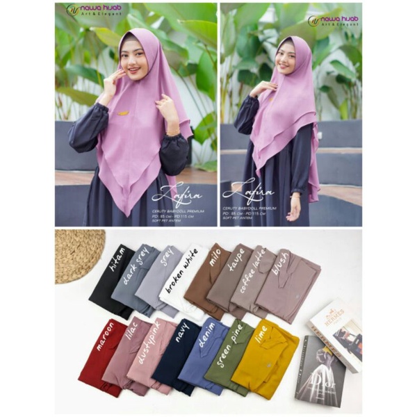KHIMAR ZAFIRA BY NAWA HIJAB
