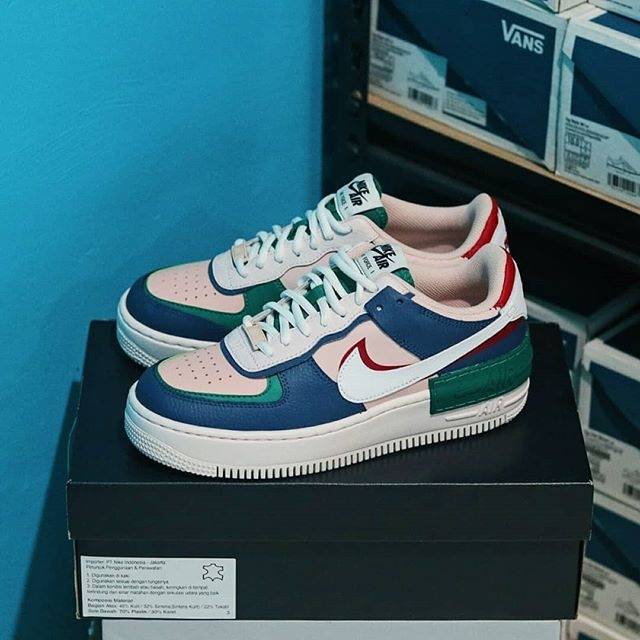 Nike Air Force 1 Shadow Women Mystic Navy Original