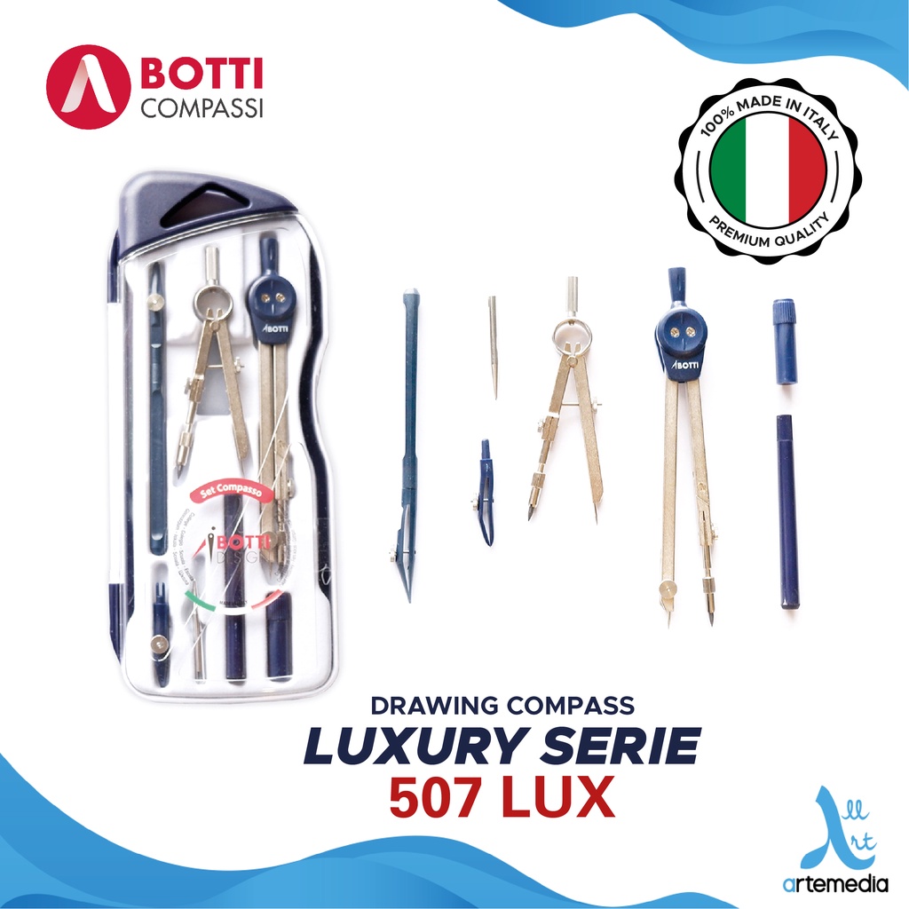 

Botti Design Compass Luxury 507 Series Set Jangka Presisi