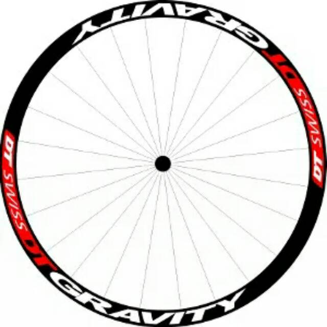 Decal sticker rims dt swiss grafity
