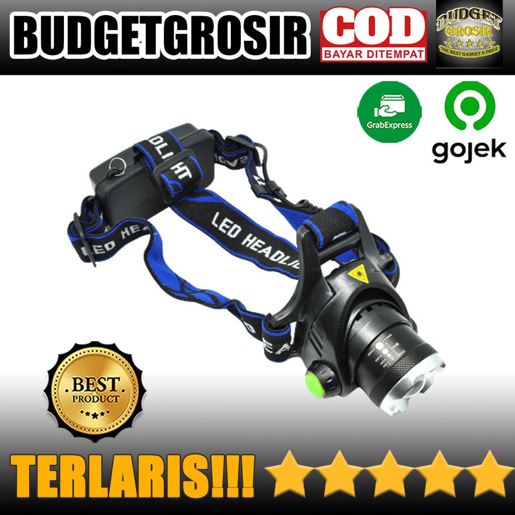 Headlamp 1 LED Cree XML-T6 - HD-LD--TaffLED