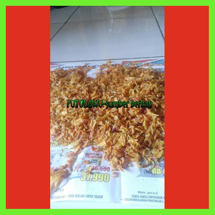

BAWANG GORENG ARIGINAL TANPA CAMPURAN 500GR