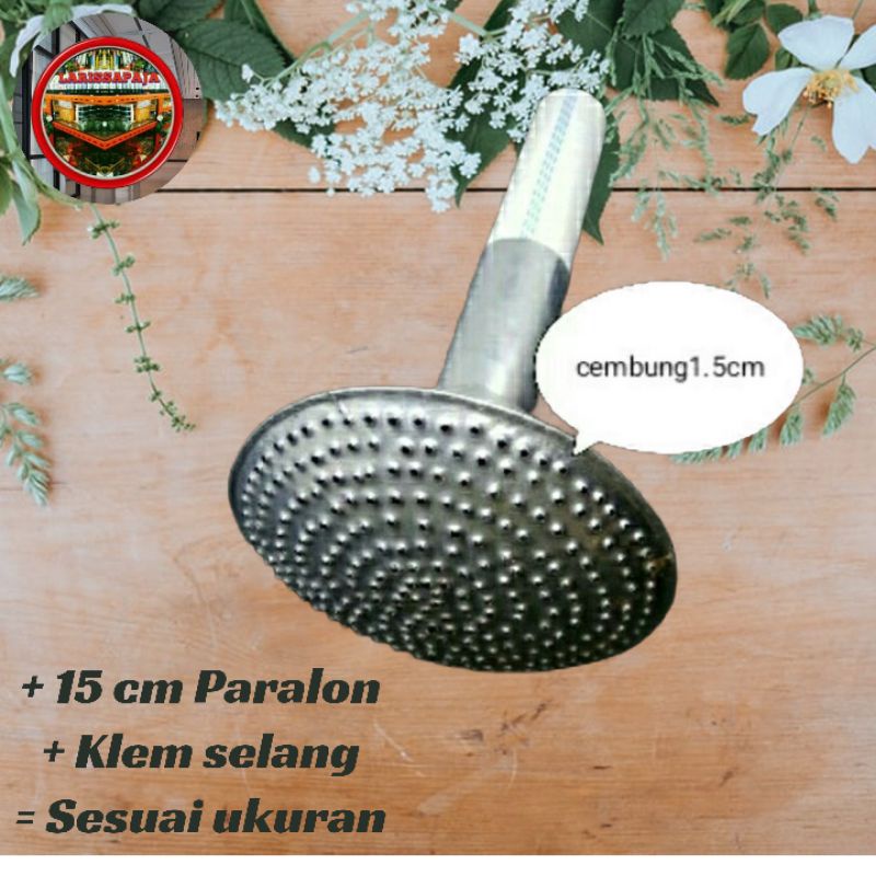 Cepor sembur plat paralon 1/2 inch - 3/4 inch - 1 inch siram ladang persemaian tanaman