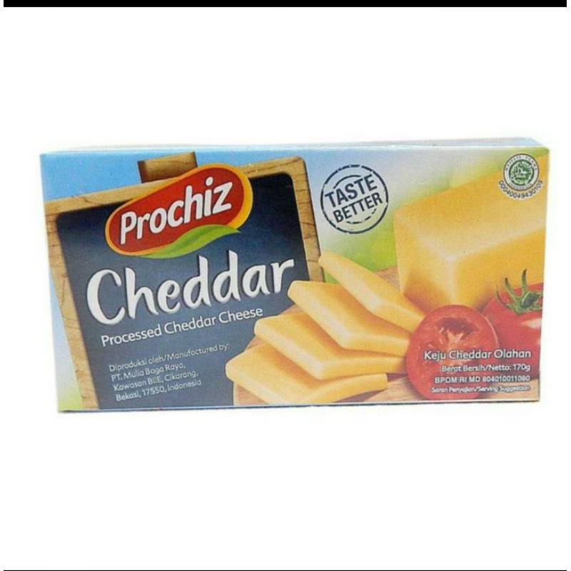 

PROCHIZ KEJU CHEDAR 170 GRAM