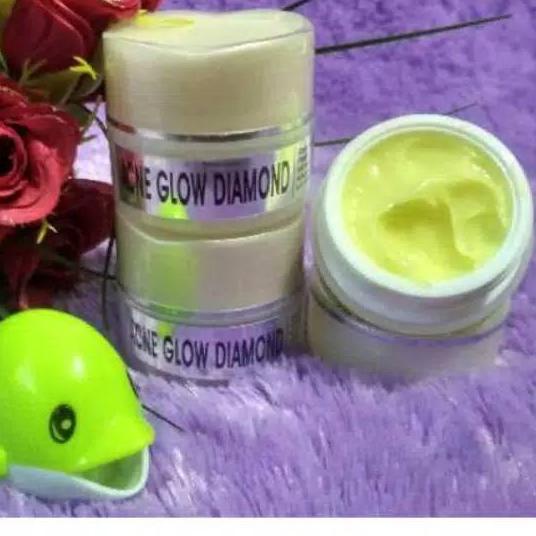✯ " produk" cream malam Acne glow diamond/acne glowing/acne super/cream malam jerawat parah ✴