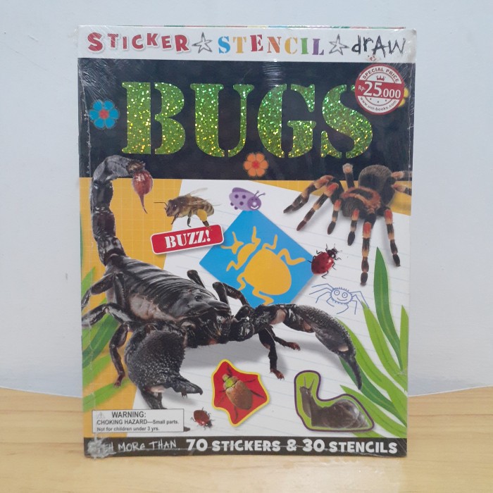 

STICKER STENCIL DRAW : BUGS