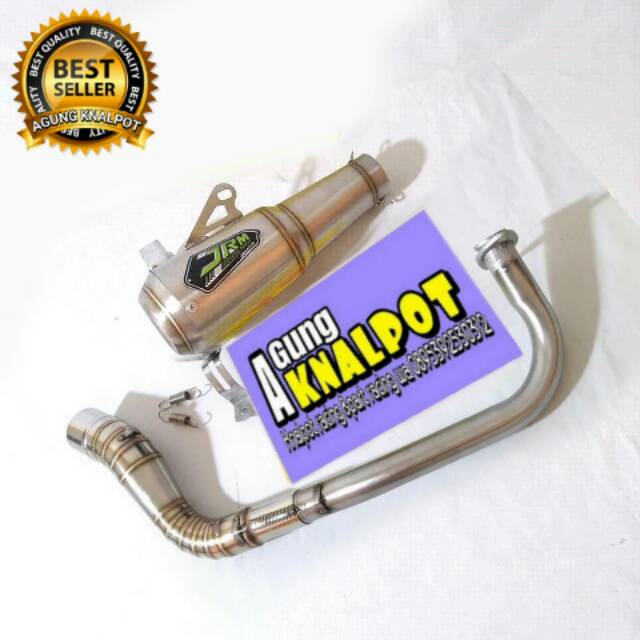 KNALPOT RACING MATIC SILENCER GTX JRM NORIFUMI DLL MIO SCOOPY BEAT VARIO NMAX PCX DLL