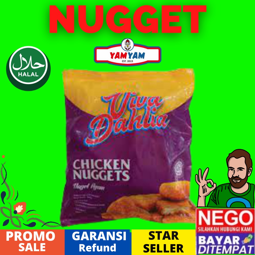 

CHICKEN CHIKEN NAGET NUGET NUGGET 500gr 500 gram PREMIUM SIAP SAJI MAKANAN FROZEN FROOZEN FOOD BEKU