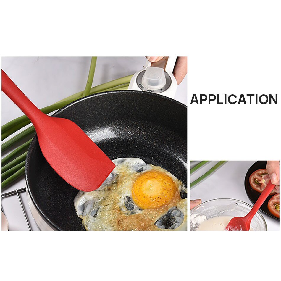 SPATULA SILIKON Tahan Panas 5 in 1 Alat Masak Sutil UTENSIL PREMIUM KT-047 Alat Kocok Telur Telor Penggorengan Kuas Kue Adonan