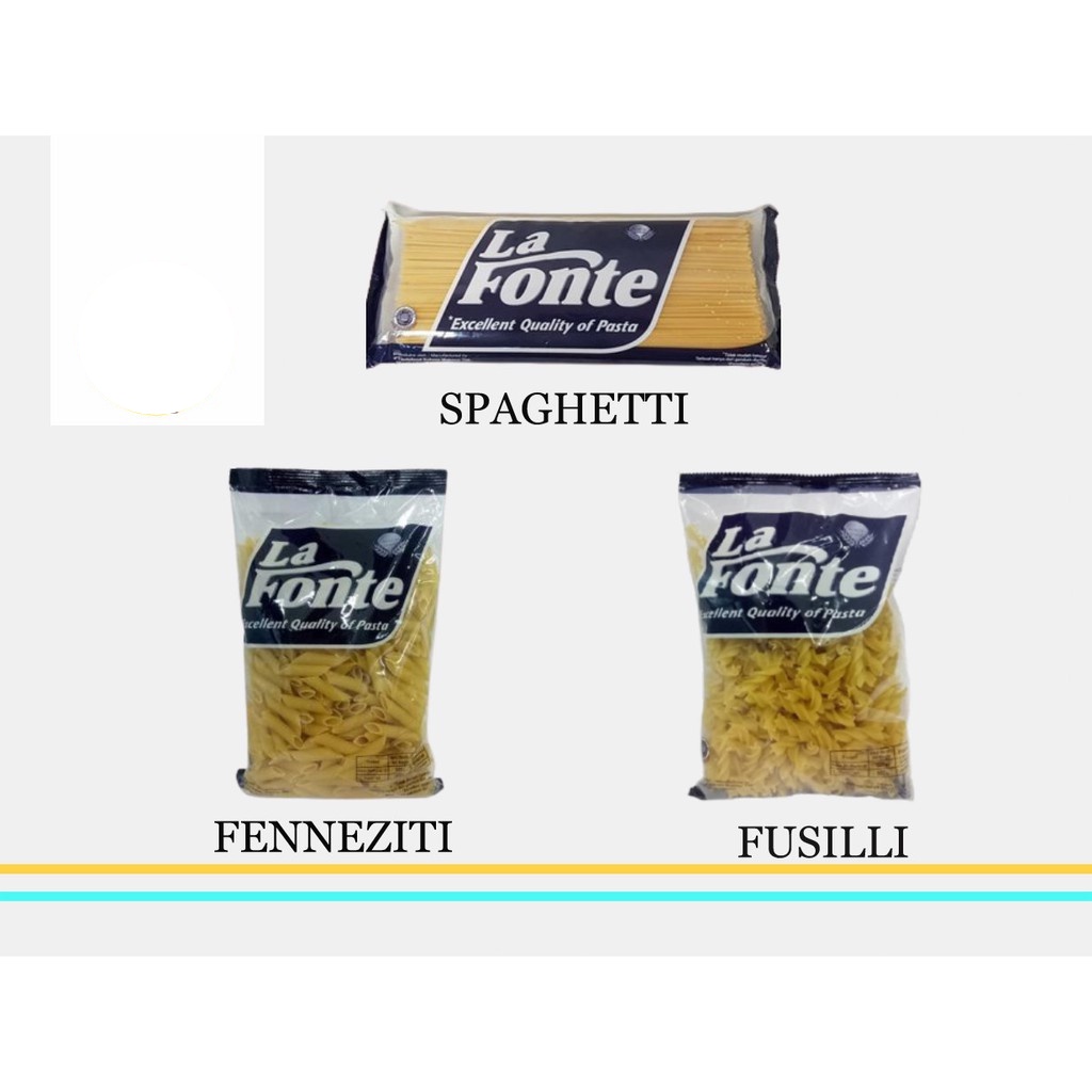 

LA FONTE EXCELLENT QUALITY OF PASTA -Terlengkap-Termurah-Berkualitas