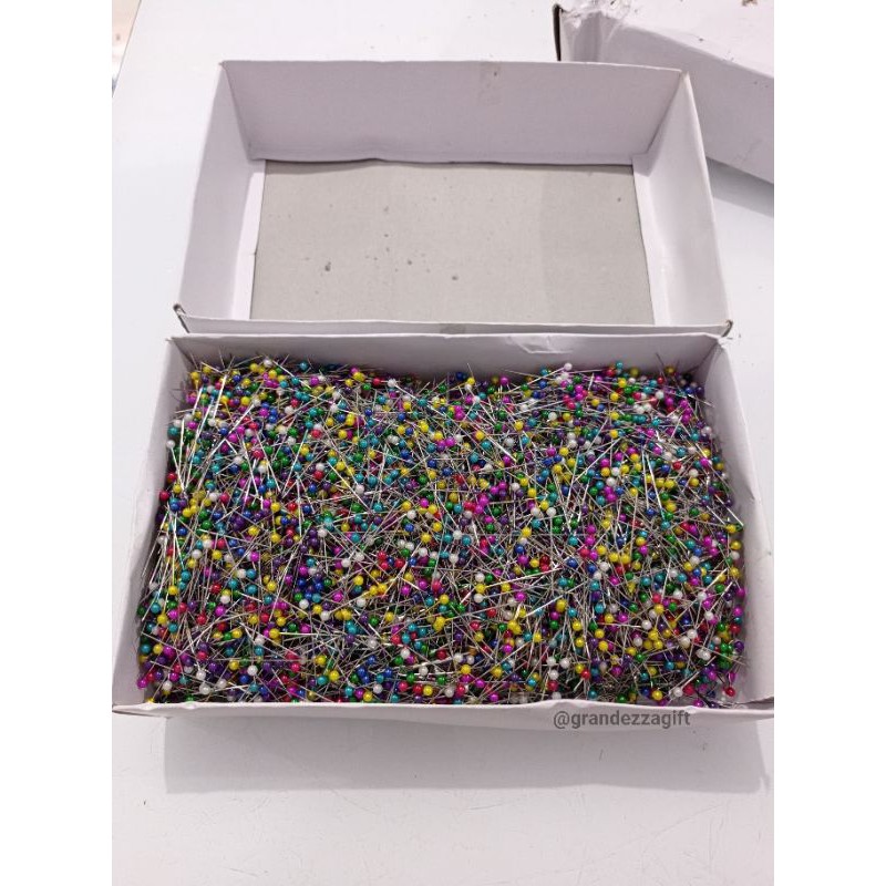 JARUM PENTUL KILOAN UNTUK SUYOK 1 KG BUNGA PAPAN KARANGAN BUNGA KERAJINAN HIJAB