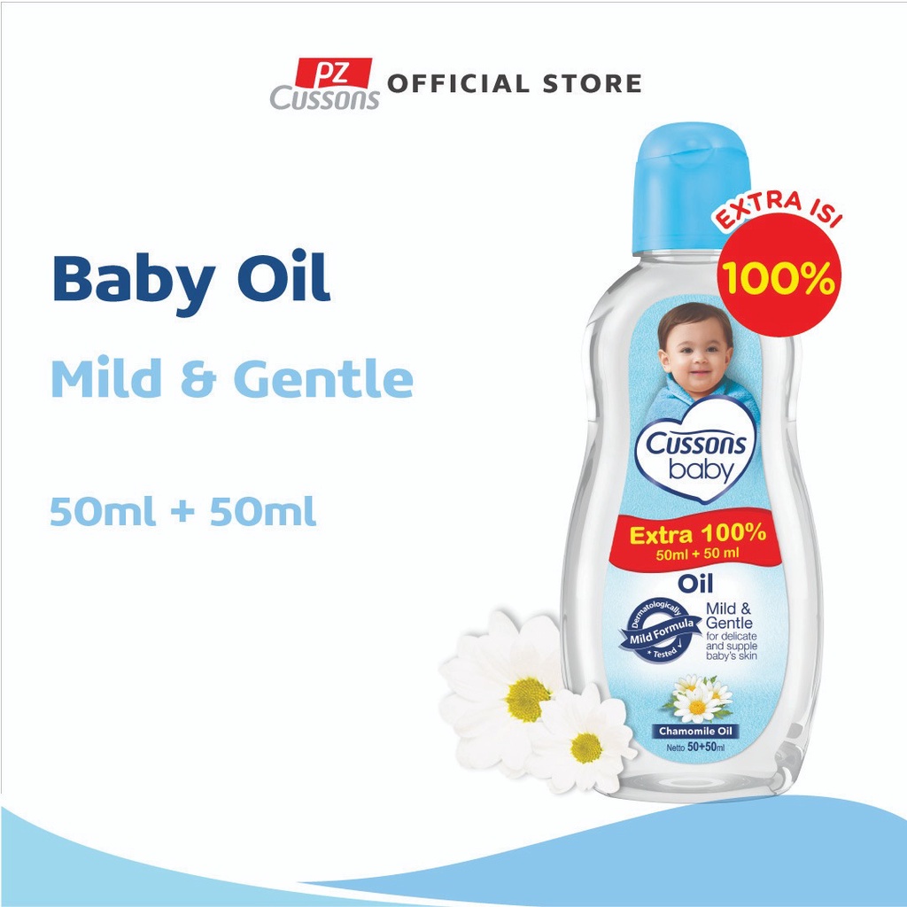 Cussons Baby Oil (Tersedia varian aroma dan ukuran)