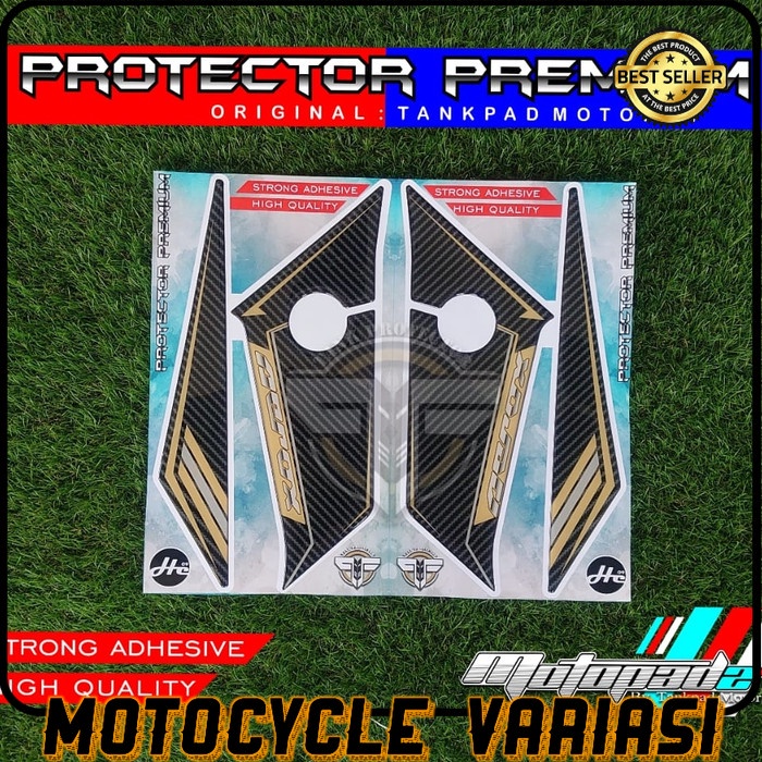 Sticker Stiker Resin Timbul Premium Body Samping Yamaha New Aerox 155