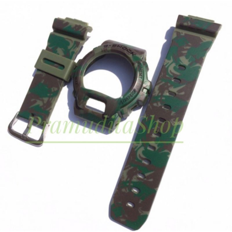 BNB BAND BEZEL GSHOCK G SHOCK DW 6900 CAMO ARMY DORENG LORENG DW 6600